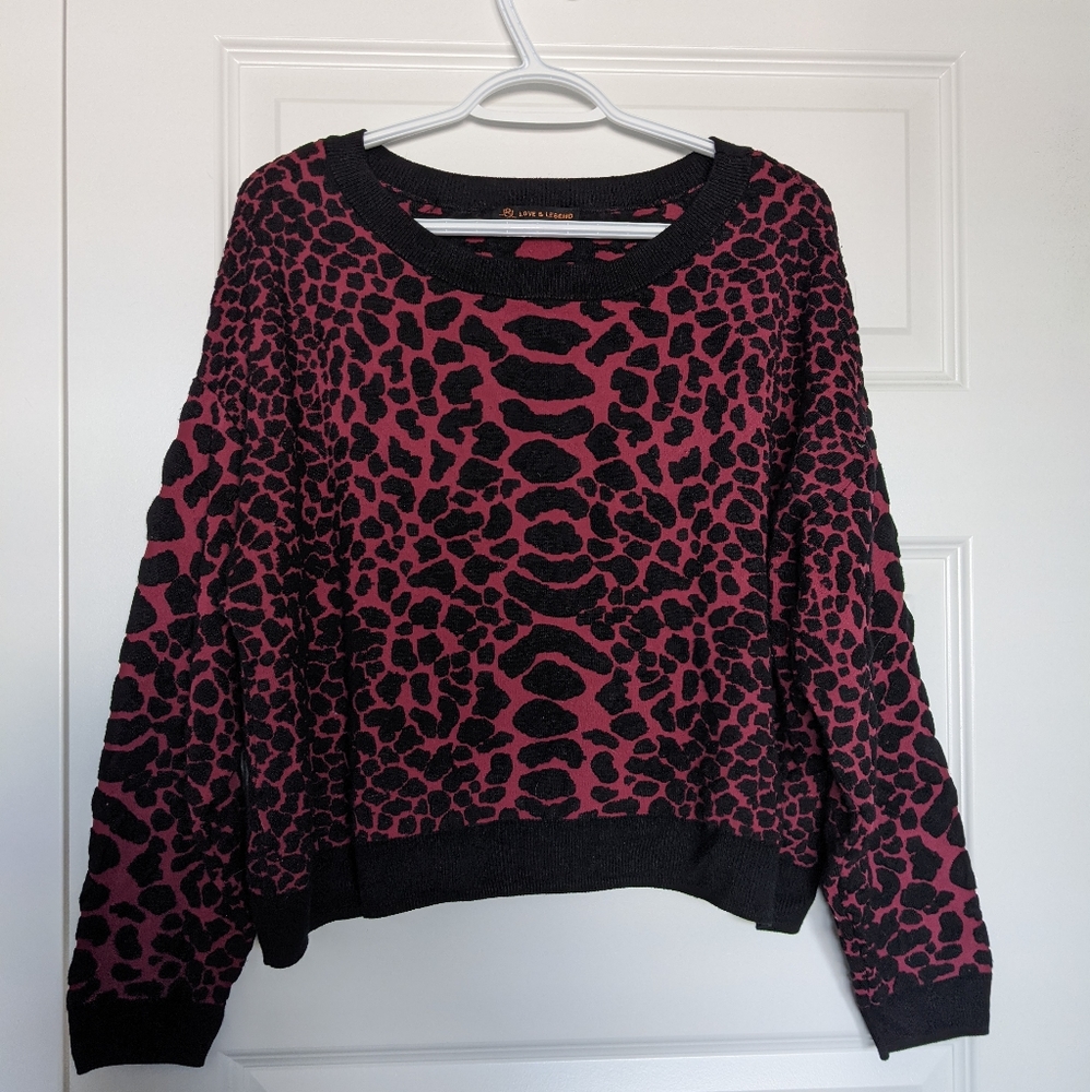 Love & Legend crop sweater